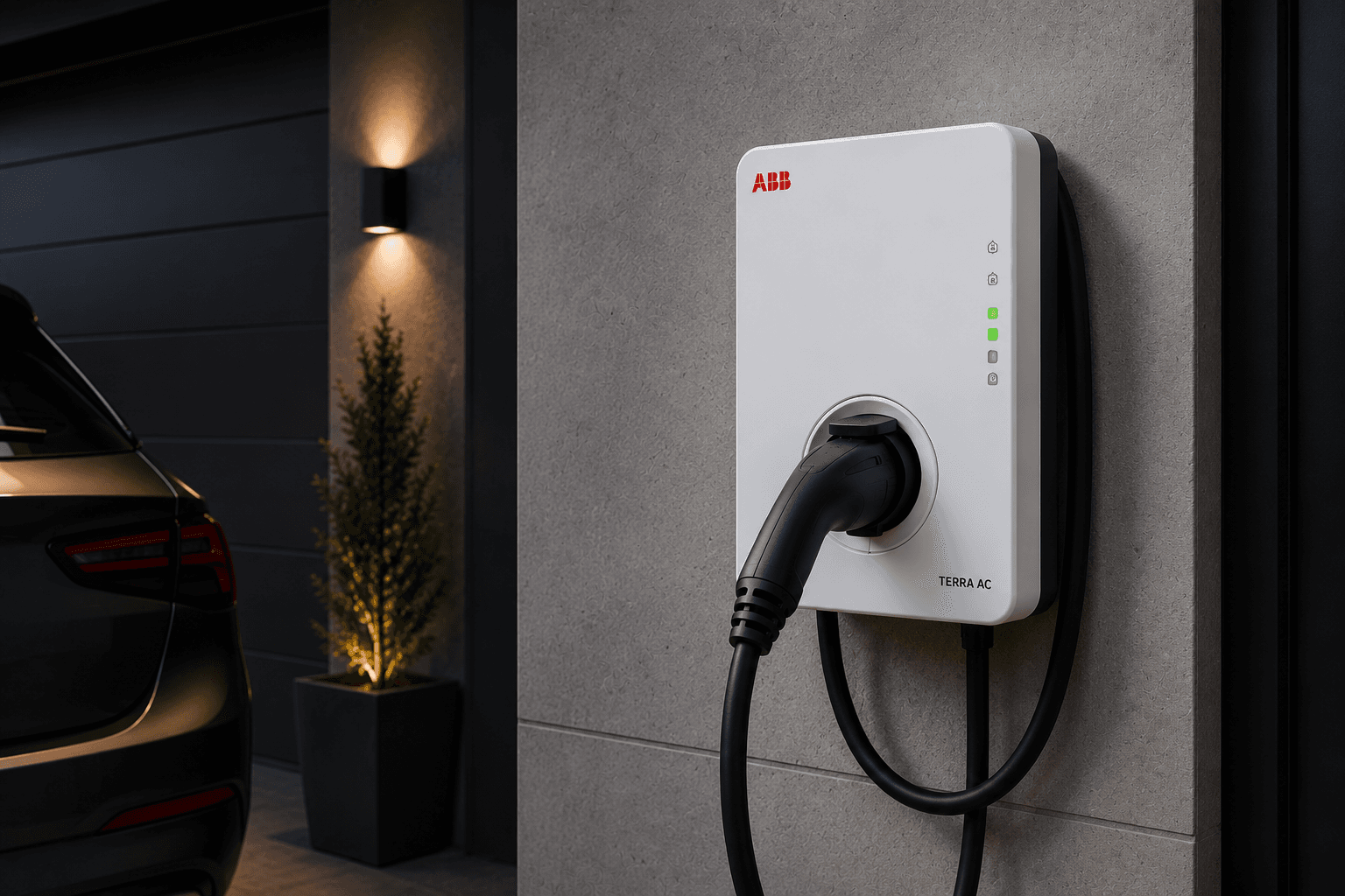 ABB Terra Wallbox am Gewerbe-Ladepunkt